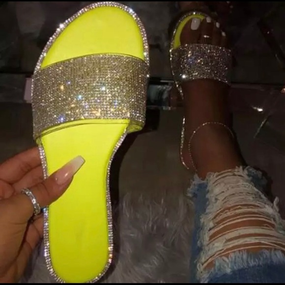 Shoes - RHINESTONE SANDALS